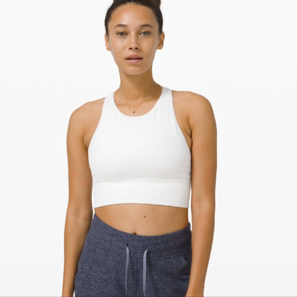 Lululemon Ebb to Train Bra *Medium Support, C/D Cup White